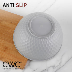 Cook With Color dishwasher-safe bowls for easy cleanup.