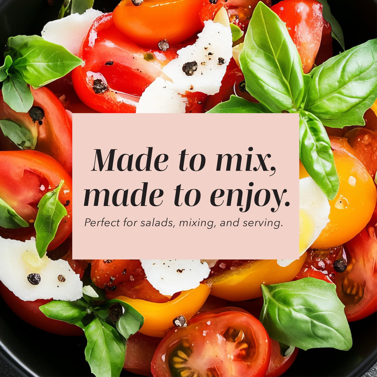 Cook With Color large-capacity bowls for mixing and serving.