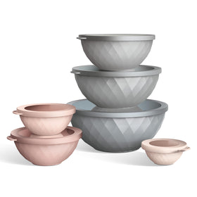 COOK WITH COLOR bowls microwave and dishwasher safe for easy cleanup