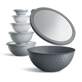 COOK WITH COLOR six prep bowls ready for meal prep and portioning