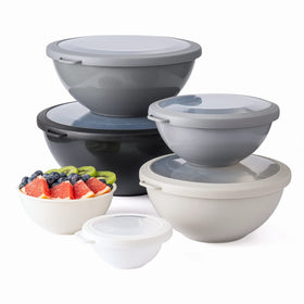 Cook with Color versatile prep and serving bowls for meals.