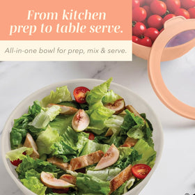 COOK WITH COLOR orange diamond set brightens kitchens and simplifies prepping.