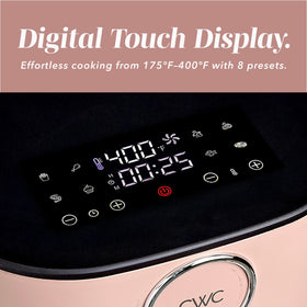 COOK WITH COLOR rapid air circulation delivers even crisping