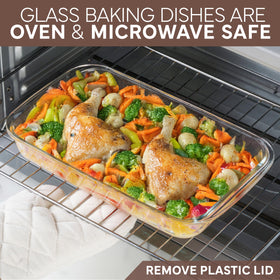 COOK WITH COLOR secure handle design for safe transfer from oven to table