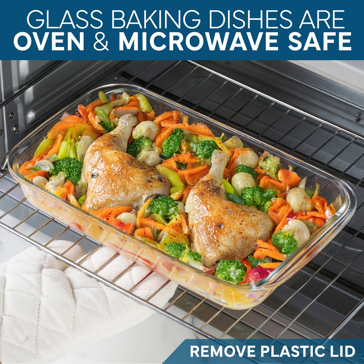 COOK WITH COLOR sloshproof lids reduce spills while storing or transporting meals.