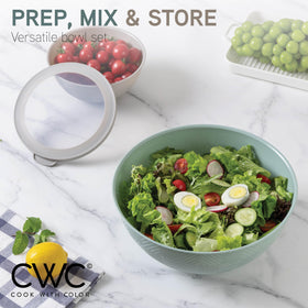 COOK WITH COLOR top-rack dishwasher safe bowls for easy cleanup