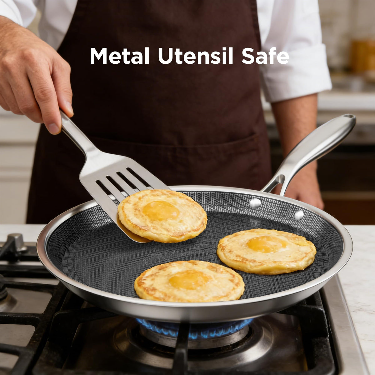 Cooker King griddle non-toxic ceramic coating for healthier cooking