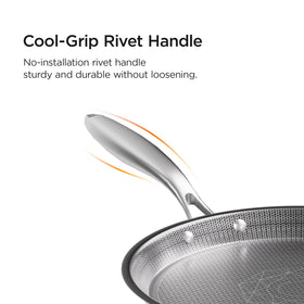 Cooker King induction and oven safe up to 900F supports versatile cooking.