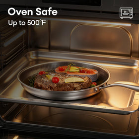 COOKER KING 1.5 qt saucepan with lid for sauces and reheating.