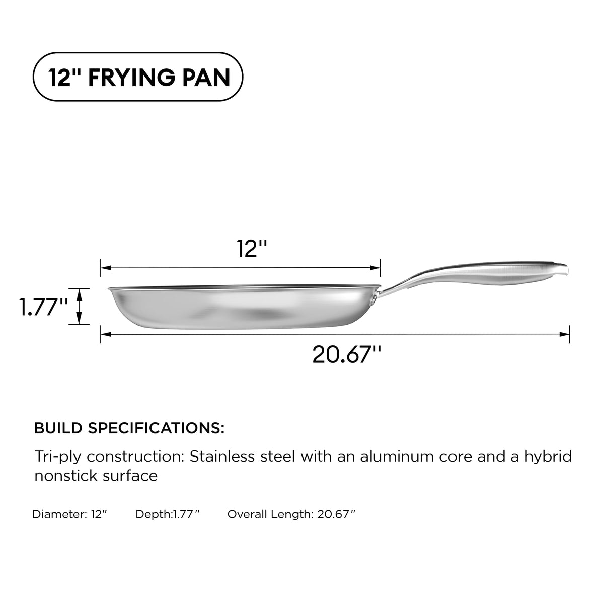 Cooker King stay-cool handle with rivets for long-lasting use