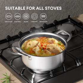COOKER KING two-quart saucepan ideal for sauces with even heat distribution