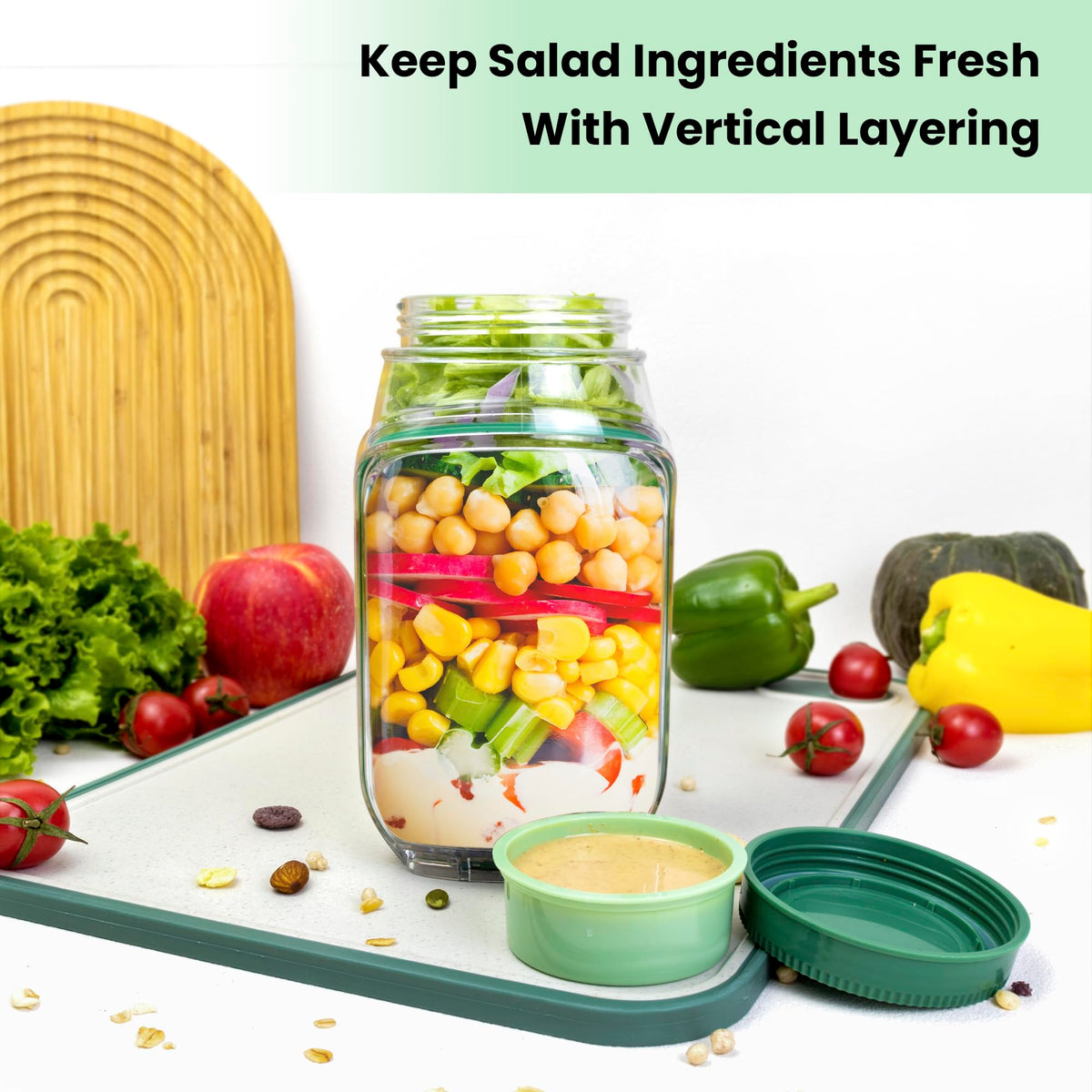 COOKERAA anti-odor Tritan design reduces lingering smells after use
