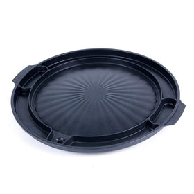 COOKKING Master Grill Pan with divided sections perfect for grilling meats, vegetables, and eggs simultaneously