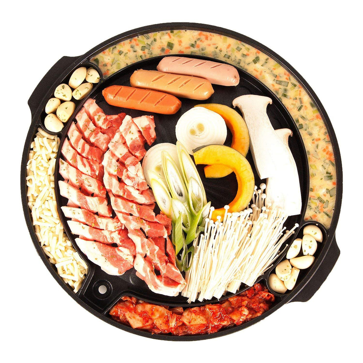 COOKKING Master Grill Pan with nonstick coating enables easy food release and quick cleanup