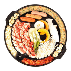 COOKKING Master Grill Pan with nonstick coating enables easy food release and quick cleanup