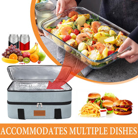 Cooklux heat retention up to 3–6 hours for meals on the go.