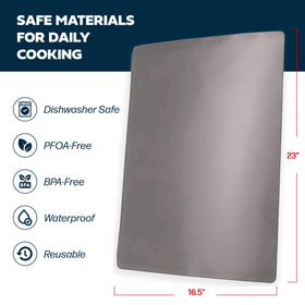 Cooks Innovations bottom liner is dishwasher-safe for easy cleanup
