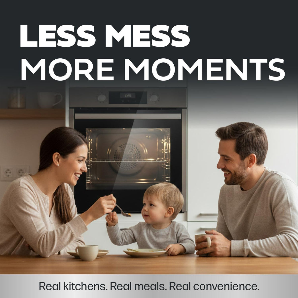 Cooks Innovations custom-fit oven mat adapts to electric ovens for snug coverage.