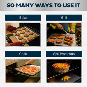Cooks Innovations BPA and PFOA-free materials ensure safe baking