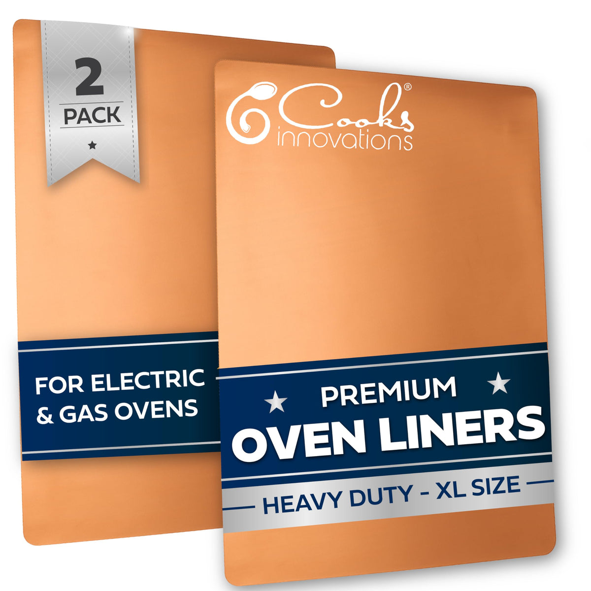Cooks Innovations nonstick oven protector mat shields the bottom from spills during baking.