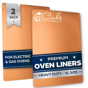 Cooks Innovations nonstick oven protector mat shields the bottom from spills during baking.
