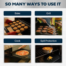 Cooks Innovations pie baking protection mat prevents bottom mess during pies