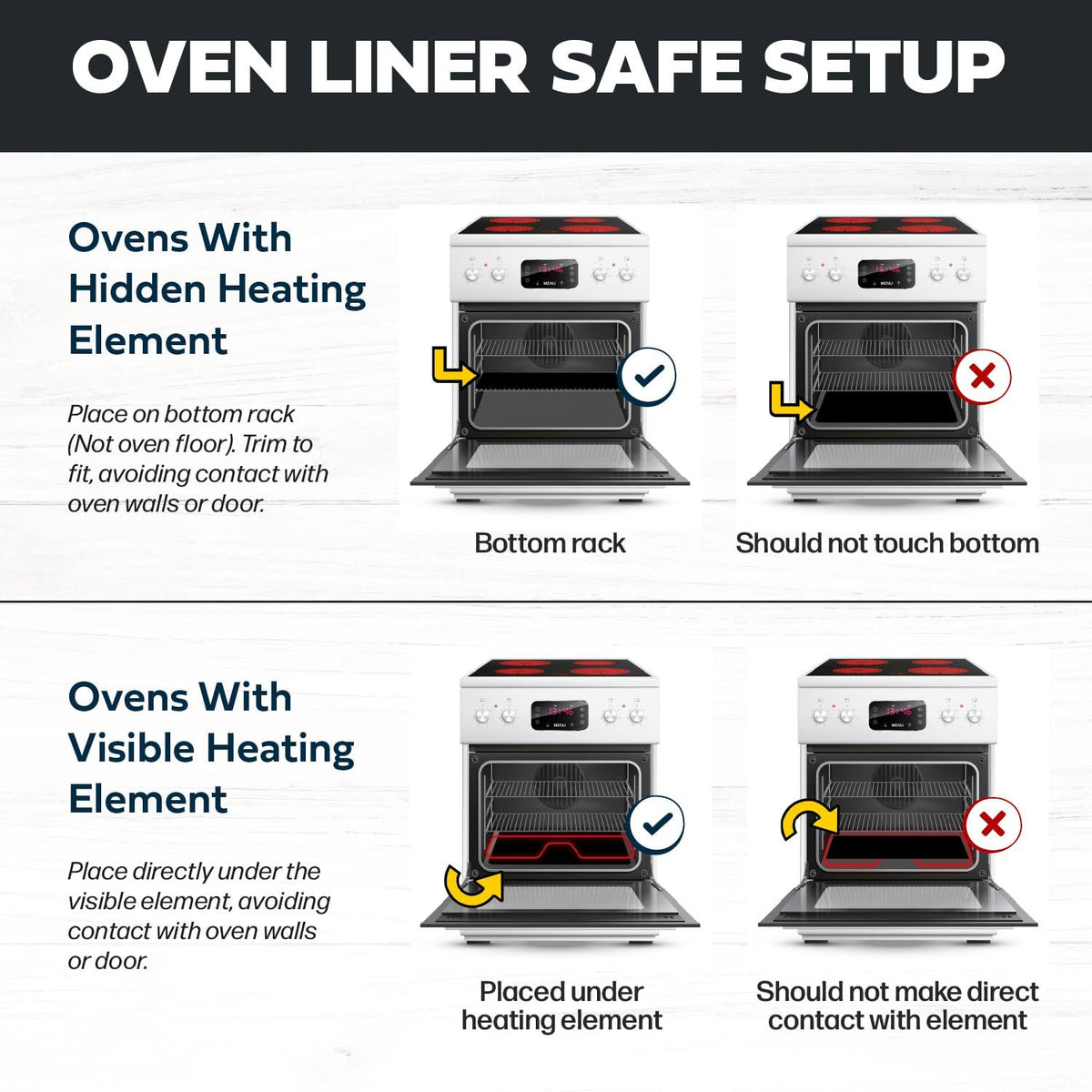 Cooks Innovations spill-shield mat minimizes bottom-of-oven mess during roasting and baking.