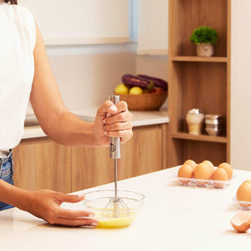 Cooks Innovations stainless steel finish adds a professional kitchen look and feel.