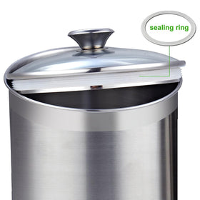 Cooks Standard coffee storage canister keeping beans aroma intact
