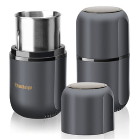 COOL KNIGHT electric herb grinder with large capacity for efficient herb grinding.