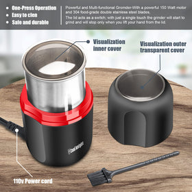 COOL KNIGHT includes a cleaning brush for quick maintenance.