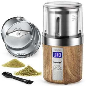 Cool Knight herb grinder outer cover shows simple, intuitive operation for fast grinding