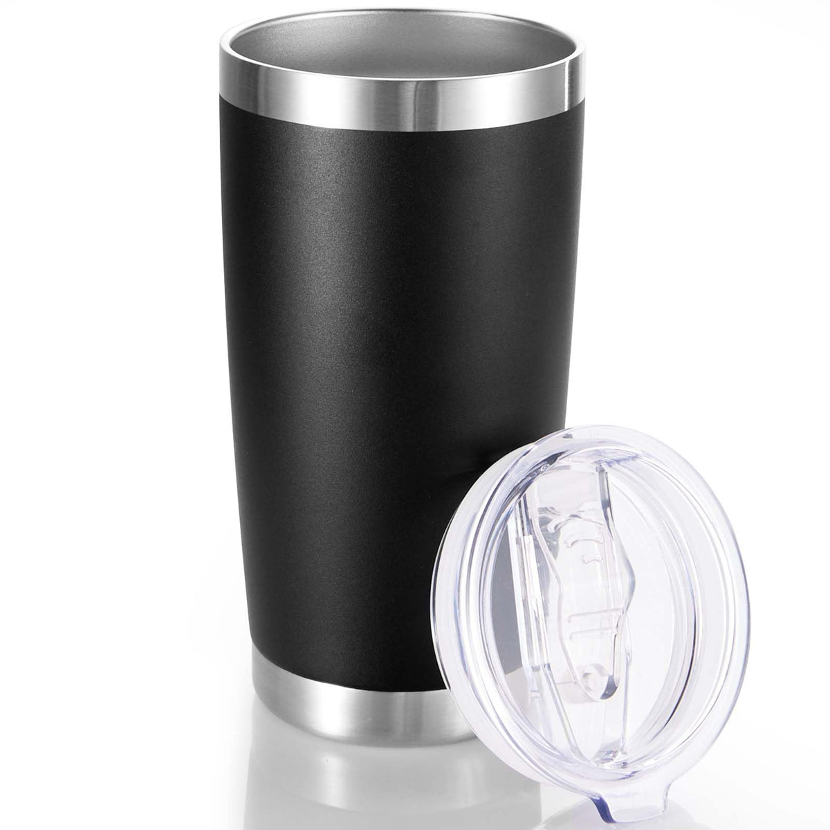 Cool Yoleb 20oz tumbler with lid demonstrates spill-free use and secure seal.
