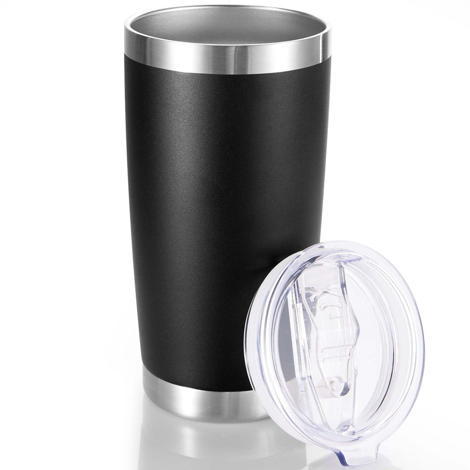 Cool Yoleb 20oz tumbler with lid demonstrates spill-free use and secure seal.