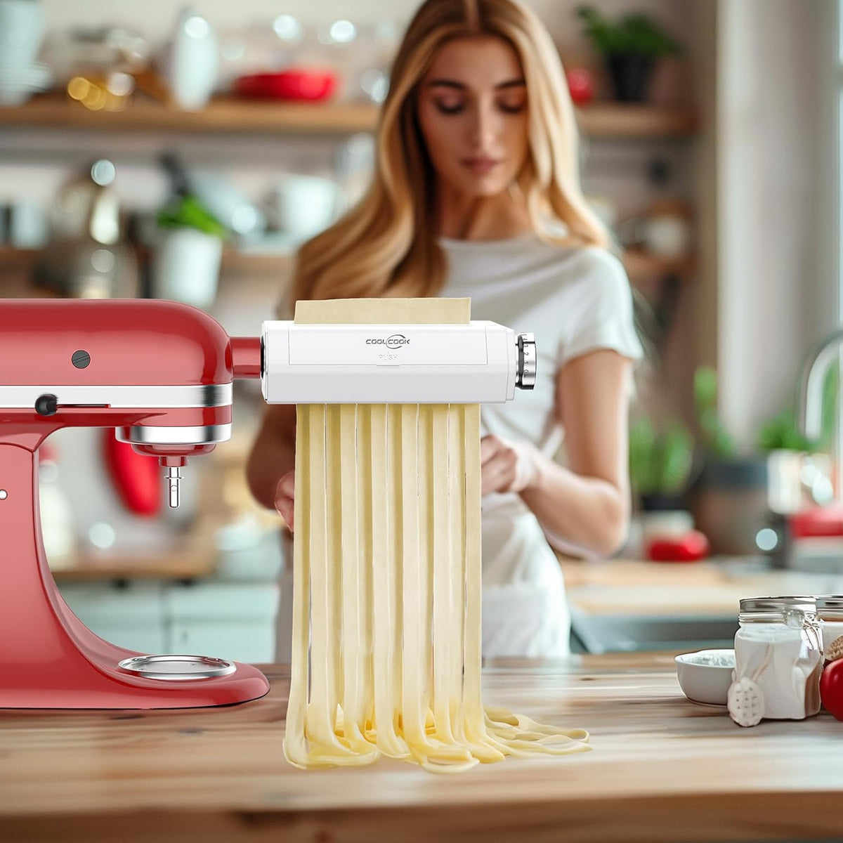 Coolcook compact attachment design for easy kitchen storage
