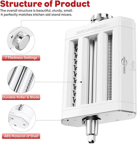 Coolcook thickness control guides dough to desired thickness