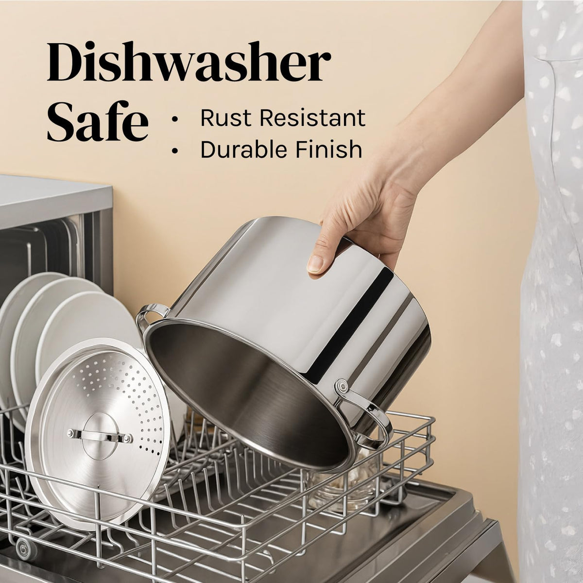 Cooler Concepts dishwasher-safe pot simplifies cleanup after meals.
