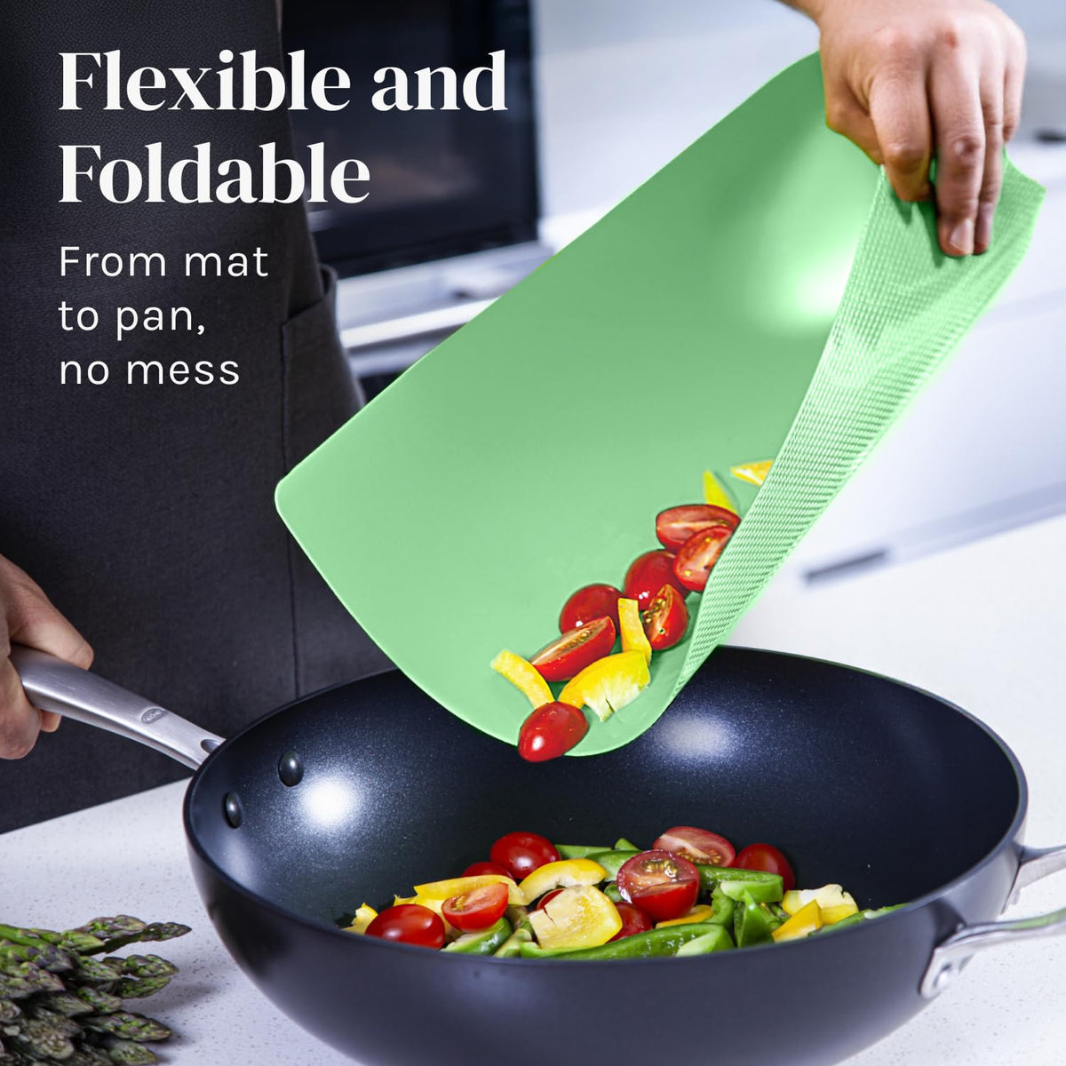 Cooler Kitchen 1mm thick pastel cutting mats with textured back for stability.