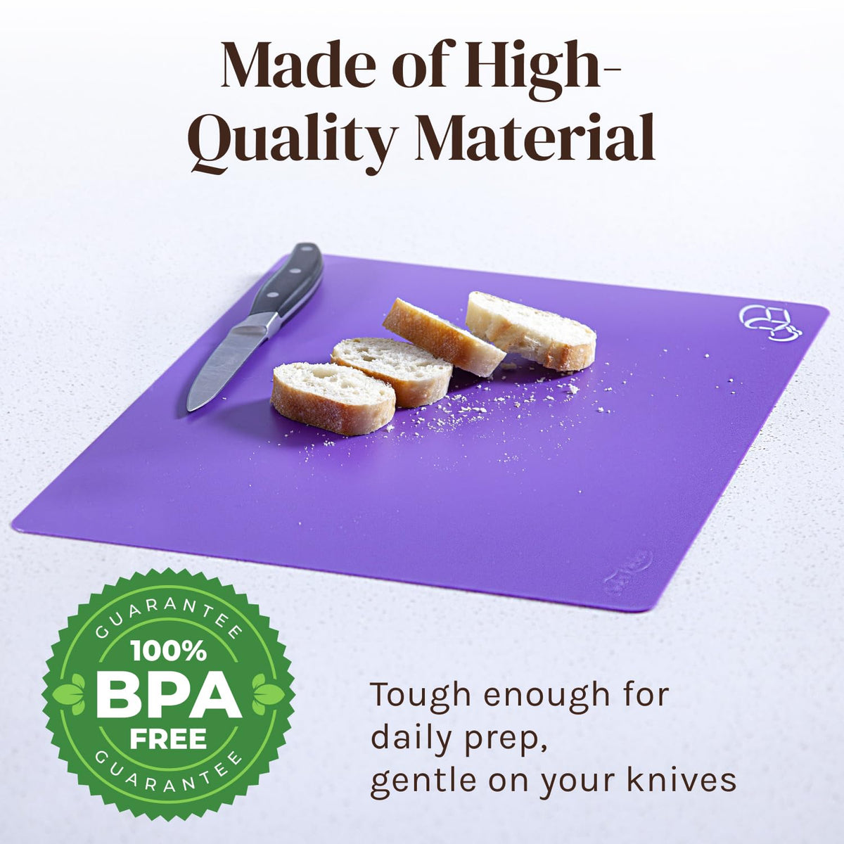 Cooler Kitchen mats roll easily for storage and versatile kitchen use.