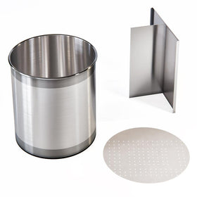 Cooler Kitchen easy-cleaning design makes cleanup quick after cooking.