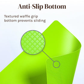 Cooler Kitchen 1mm-thick mats staying flexible during chopping tasks