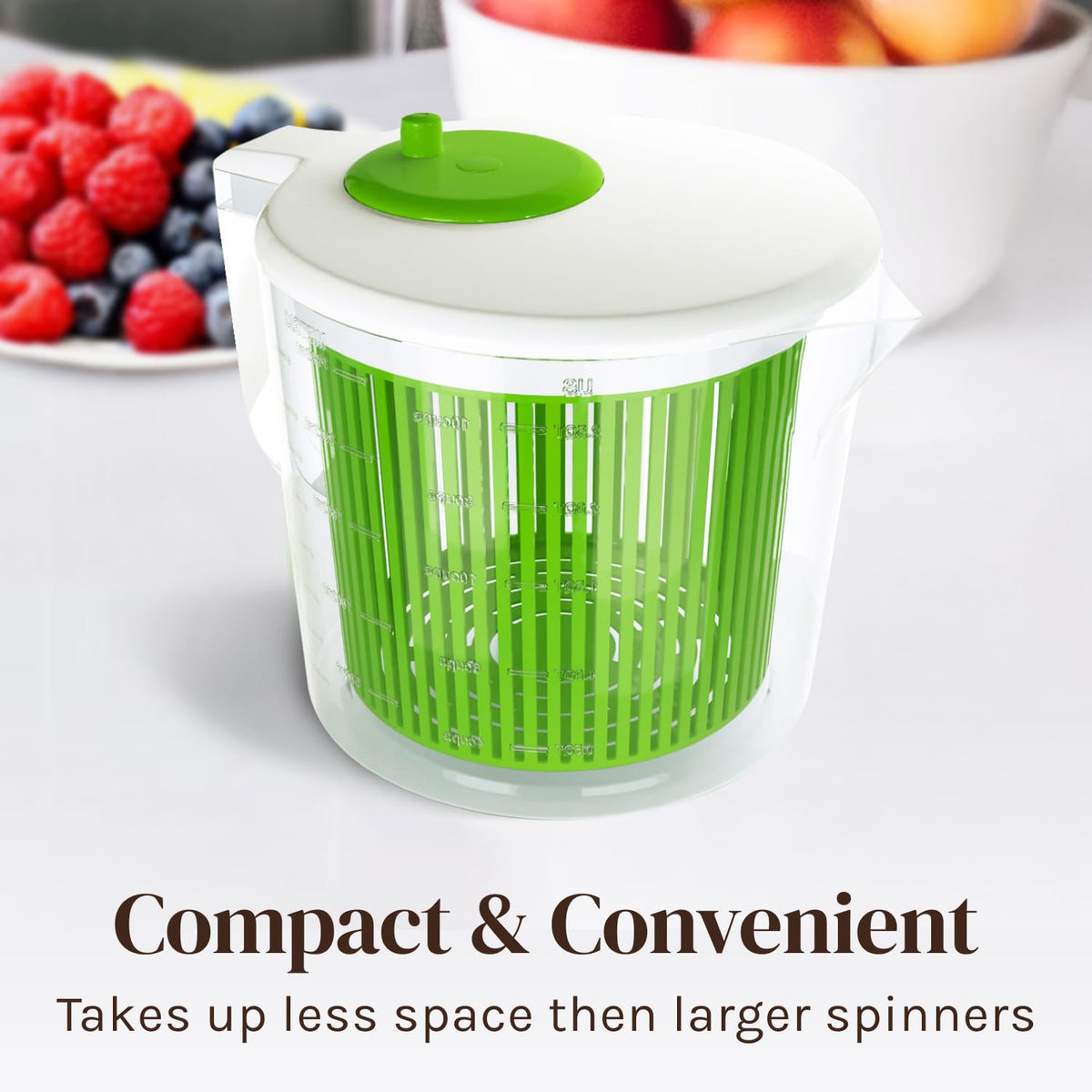 Cooler Kitchen removable basket doubles as a fruit washer for produce.