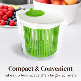 Cooler Kitchen removable basket doubles as a fruit washer for produce.