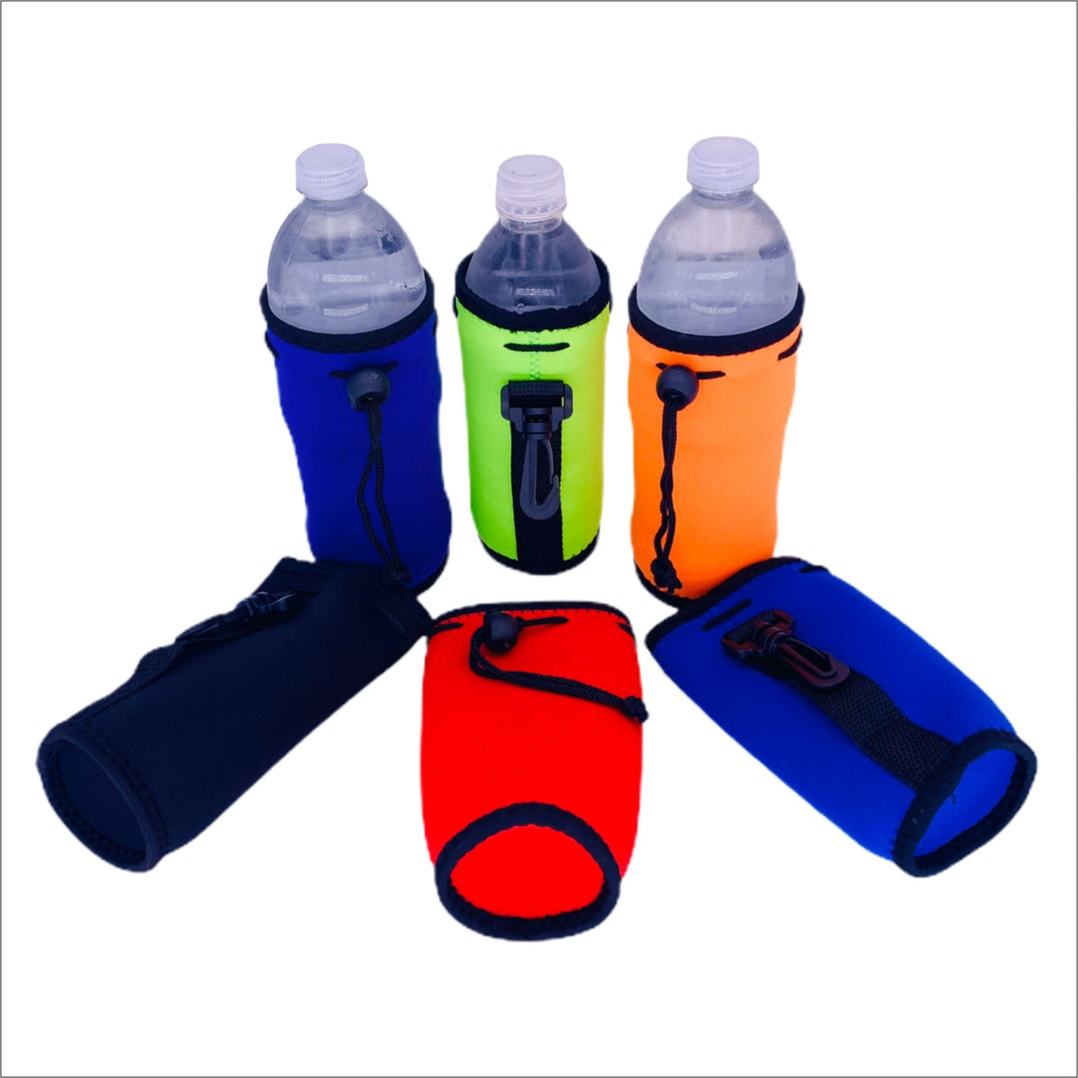 Coolie Junction drawstring and finger handle for easy carrying.