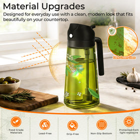 COOLMI green glass bottle blocks light to preserve freshness