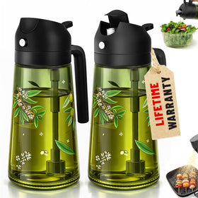 COOLMI oil sprayer 2in1 mist and pour for precise cooking