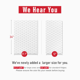 Cooyes fridge bin liners are easy to clean and reuse.