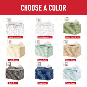 Cooyes glass-shelf liners help keep spaces organized.