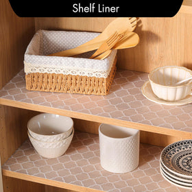 Cooyes shelf liner anti-slip design keeps surfaces flat during use.