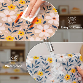 Cooyes shelf liner for bathroom use complements moisture-prone spaces.